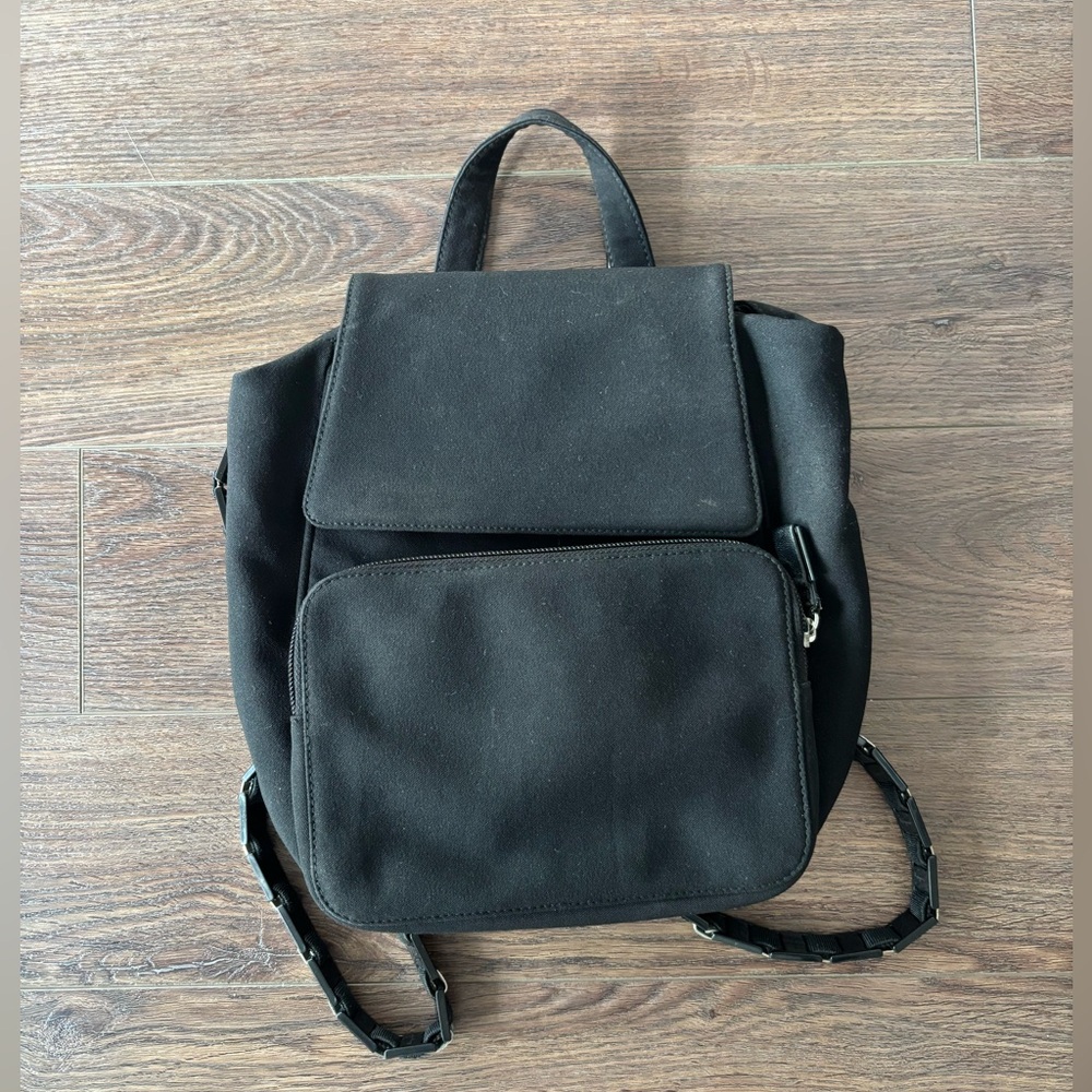 Ferragamo 1990s Authentic Black Nylon Mini Backpack